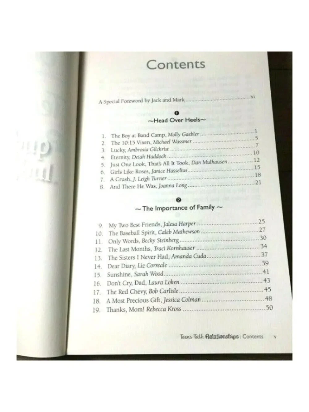 Chicken Soup For The Soul Teens Talk Relationships Stories Family Friends Book